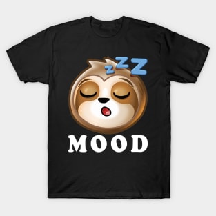 Sloth Sleeping Napping mood T-Shirt